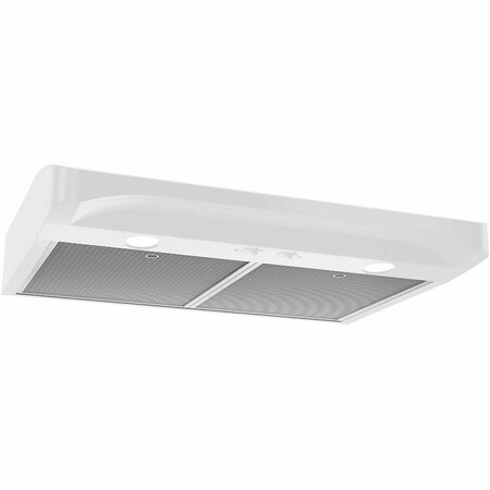 ALMO Elite 36-Inch Convertible Under-Cabinet Range Hood with LED Lighting, White ALT136WW